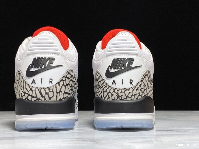 MaikeSneakers Jordan 3 mens white 923096-101 LINE